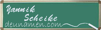 Yannik Scheike Visitenkarte